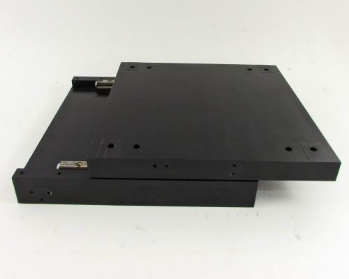 12x12&#034; Single Axis Linear Stage 4&#034; Travel w/ Micro Slides RW 236-10 Slide Rails