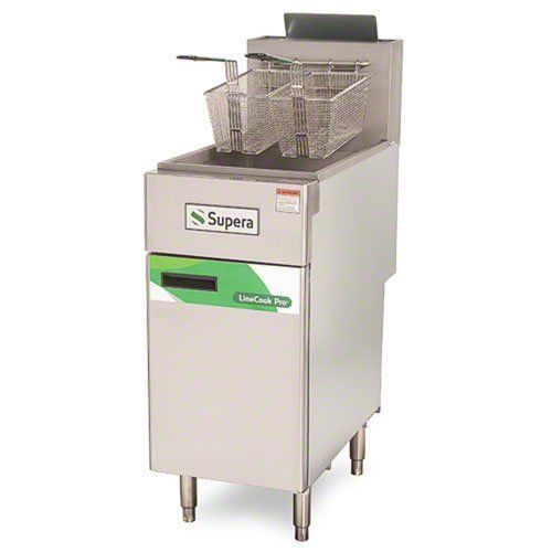 Supera (LCF3TNG1) LineCook Pro 40 Lb. Natural Gas Fryer