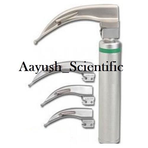 Fiber optic laryngoscope intubation kit laryngoscope set glide scope (f.s.)as692 for sale