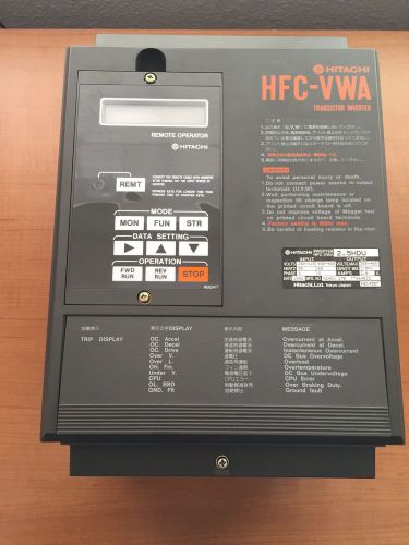 HITACHI TRANSISTOR INVERTER INPUT 380  OUTPUT 460 PHASE 3  HFC-VWA