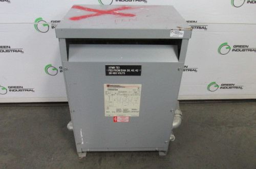 30 kva dry type transformer hv 480 delta lv 208y/120 v48m28f30r cutler hammer for sale