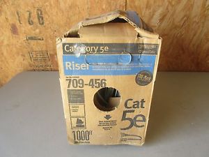 COMMANDLINX RISER CAT5e 24AWG 709-456 *several hundred feet left*