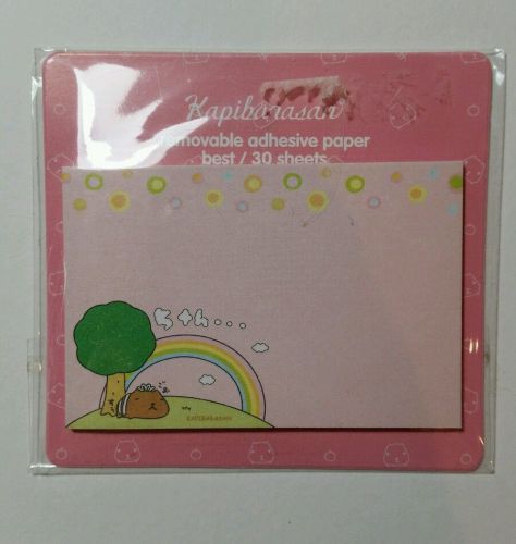 Kapibanasan sticky notes, post it, kawaii, penpal, planner, san x