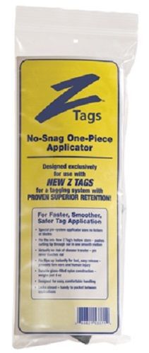 Z Tag 1 Piece, Black, Z Tag Applicator