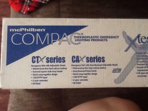 mcPhilben Compac Thermoplastic Emergency Lighting CAXR6L24W6 NIP