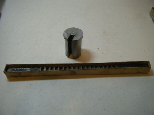 Dumont 1-1/2-c broach bushing &amp; 3/8 broach for sale