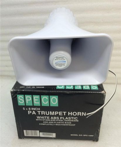 SPECO 30 WATTS 8 INCH TRUMPET HORN SPC-15RP BRAND NEW IN BOX