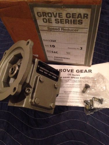 GROVE GEAR SPEED REDUCER 13UF-3 RATIO 10:1 INPUT HP .733