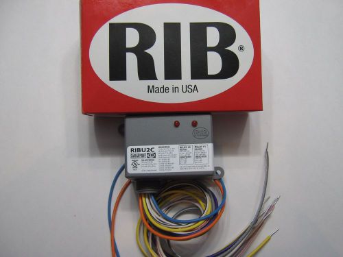 RIBU2C Enclosed Pilot Relays 10 Amp (2) SPDT With 10-30 VAC/DC,120VAC Coil