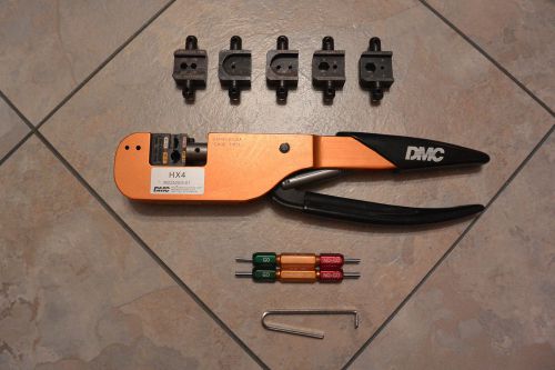 DMC Tool HX4 Crimpers with 6 Die Sets (Y501, Y109P, Y132, Y137, Y193, Y196)