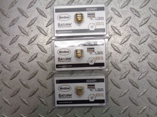 NORDSON SATURN PRECISION NOZZLE 322421 *LOT OF 3*