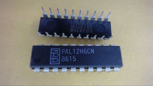 MMI PAL12H6CN 20-Pin Dip Integrated Circuit New Lot Quantity-2