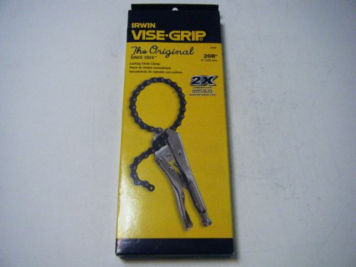 Irwin- vise grip  20r 9&#034; locking chain clamp for sale