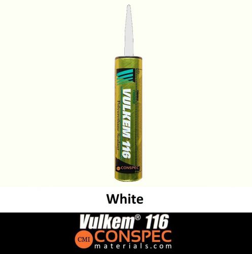 Tremco Vulkem 116 WHITE Polyurethane Sealant - 10.1 oz Cartridge