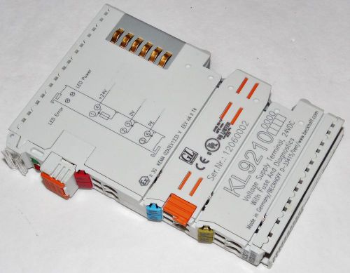 BECKHOFF KL9210 VOLTAGE SUPPLY TERMINAL