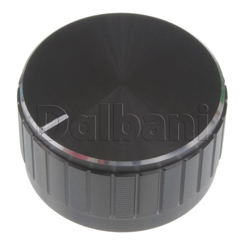 20-05-0004 New Push-On Mixer Knob Black Metallic 6 mm Metal