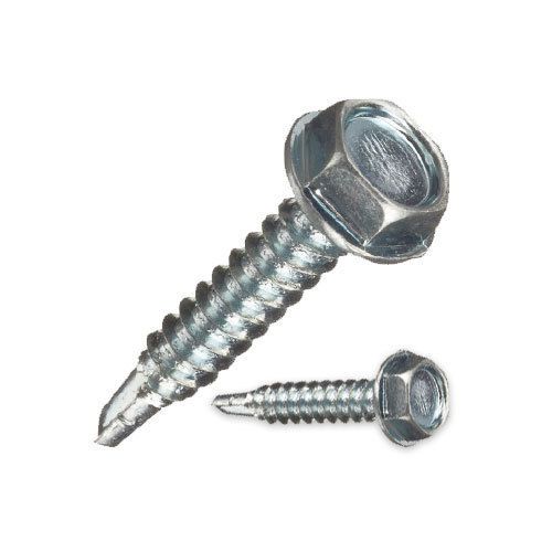 Hex Washer Self Drilling Tek Screw #8 x 3/4&#034; #3 Point 100-Pcs