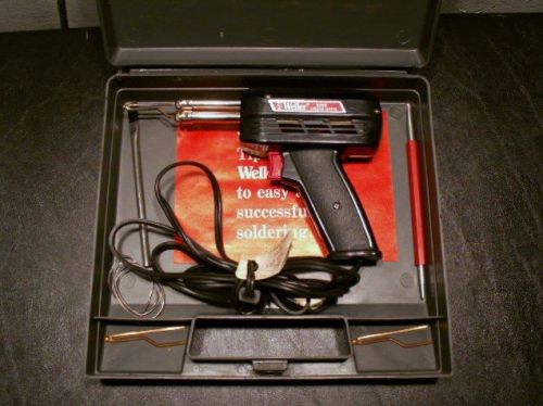 WELLER UNIVERSAL 140/100 WATTS SOLDERING IRON W/STORAGE/CARRYING CASE MODEL 8200