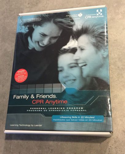 Family &amp; friends cpr anytime - personal learning program kit - dvd &amp; mannequin for sale