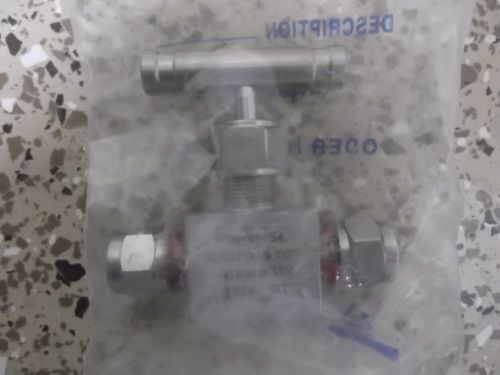2 superlok 1/4&#034; 2 way valve model sbnv1-s4 6000 psi at 100f for sale