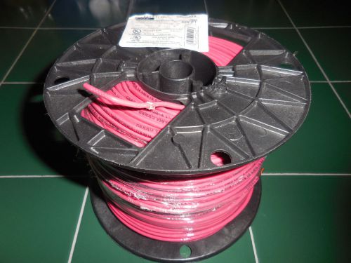 NEW 500&#039; AWG 12 SOLID COPPER WIRE 90C 600V RED THHN CERRO VINYLON USA