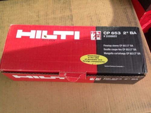 794216 HILTI 2008603 CP 653 2&#034; SPEED SLEEVE FIRESTOP DEVICE