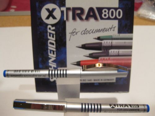 2 SCHNEIDER BLUE XTRA 800 PERMENANT MARKER-MEDIUM-GERMAN MADE-DEAL