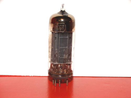 1 x 6CG7 RCA Tube *Black Plates with Cntr Shld*Big D-Getter*