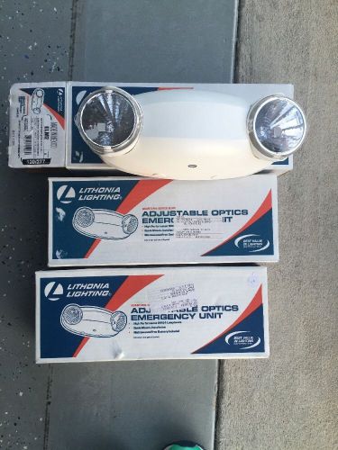 Set Of 3 Adjustable Optics Emergency Lights New In Box Quantum Series