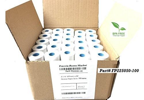 Freccia Rossa Market 2 1/4&#034; x 50&#039; Thermal Paper Value Pkg (100 Rolls)