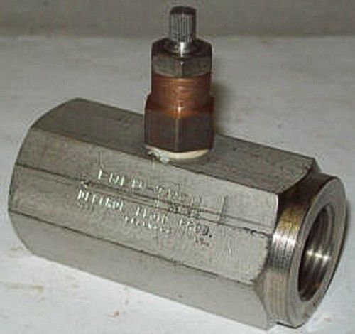 Deltrol Pneu-trol 1/2&#034; Stainless Needle Valve N30SS