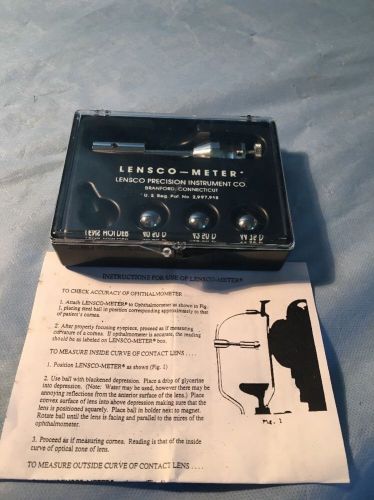 Lensco-Meter Calibration Tool Kit