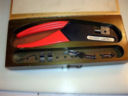 Kings KTH1000 Crimping Tool KTH-1000 With KTH1001 AND 1004  Die Crimp Crimper