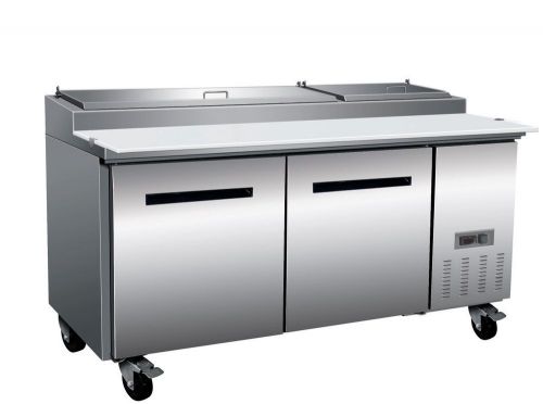 Maxximum MXCPP70, 22-Cu.Ft. Pizza Prep Table Refrigerated