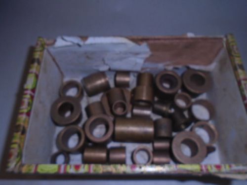 MACHINIST TOOLS LATHE MILL Machinist Lot of Oilite Bronze Bushings Bushing asdc