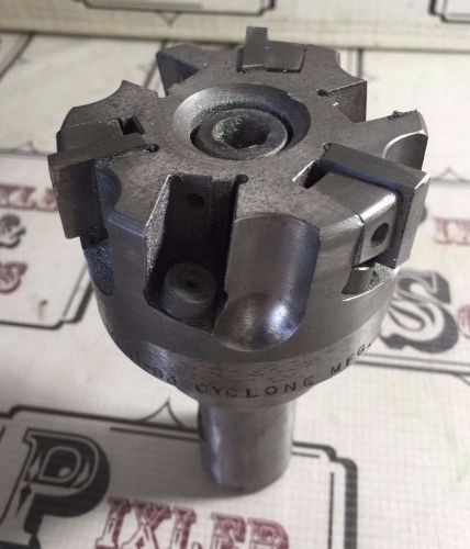 CYCLONE 3&#034; INDEXABLE SHELL END FACE MILL MILLING CUTTER W/ 1-1/4&#034; SHANK