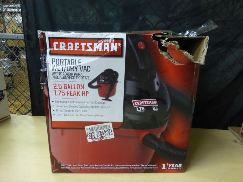 Craftsman 17611 Portable Wet/Dry Vac 2.5 gal