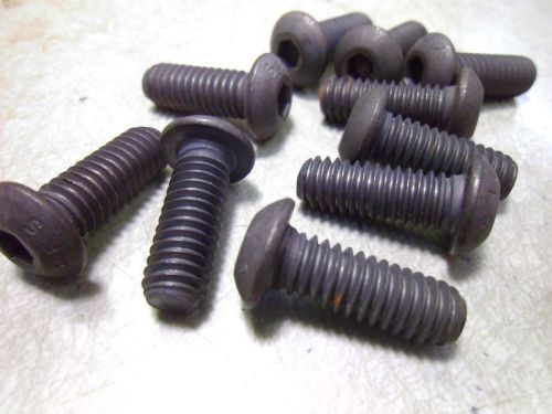 BUTTON HEAD SOCKET CAP SCREWS 5/16 - 18 X 7/8 FASTENAL 24070 (QTY 10) #60255