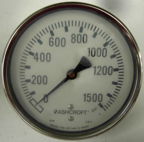 ASHCROFT METRIC CASE GAUGE 10 1008 S 028 1500#