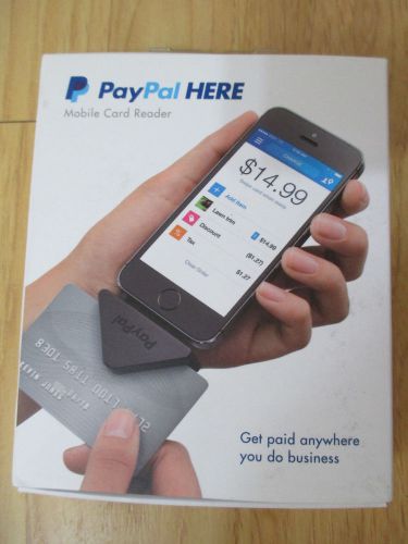 PayPal Here Mobile Card Reader- 3.5mm Jack Connect, for iPhone &amp; Android Devices