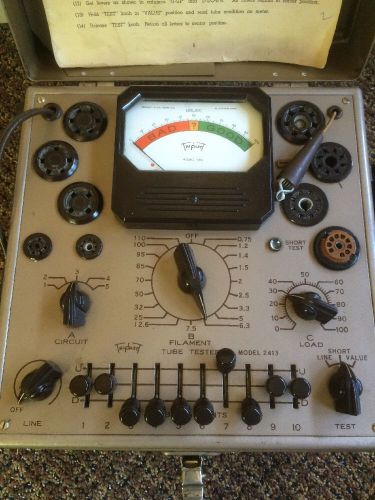 TRIPLETT 2413 Vintage Tube Tester