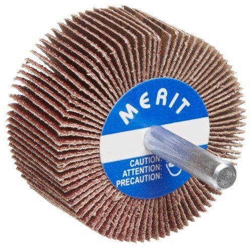 Merit Super Finish Mandrel Mounted Mini Grind-O-Flex Abrasive Flap Wheel, Round