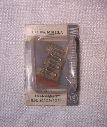 Westinghouse MSH 8 A Starter Overload Heater 503C561G30 NOS