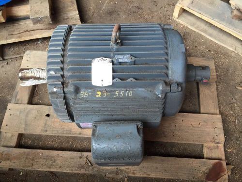 Baldor Electric VECTOR Drive Motor 25 HP 326T 460 Volts 1180 RPM w/ BEI Encoder