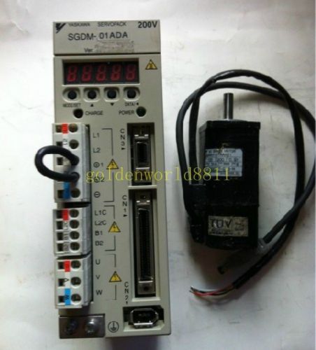 Yaskawa servo driver SGDM-01ADA + motor SGMAH-01AAA21 for industry use