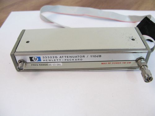 HP Agilent 33322G Programmable Step attenuator / 110dB / dc-13 GHz