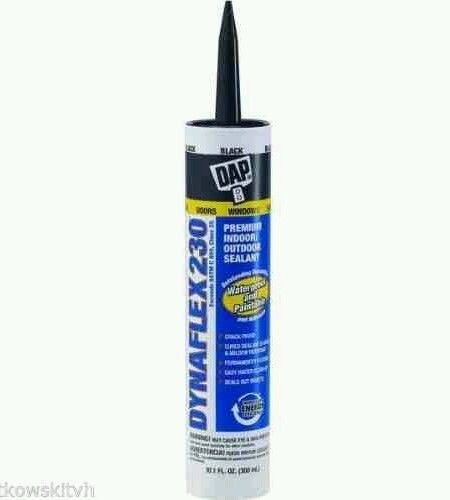 Dap 10.1-oz. Dynaflex 230 Black Elastomeric Latex Sealant silicon urethane