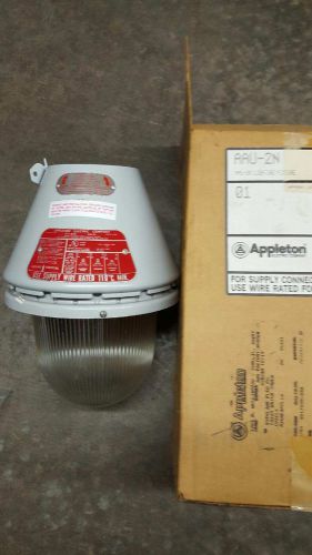 APPLETON A51 SERIES Explosion Proof LIGHT FIXTURE AAU-2NS &amp; Brackets