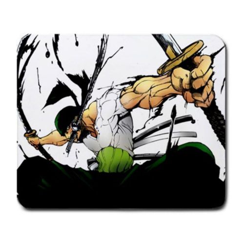 Zoro 3 Sword Style One piece Anime Mousepad mouse pad
