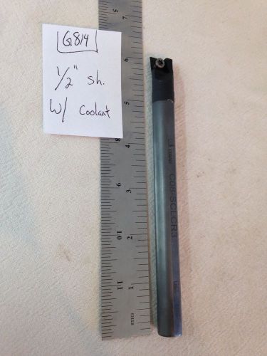 1 new triad 1/2&#034; carbide boring bar. takes ccmt 32.5 insert. w/ cool g814 for sale